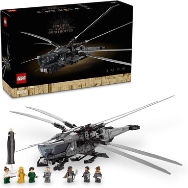 LEGO ICONS DUNE ORNITÓPTERO REAL ATREIDES, MODELO COLECCIONABLE PARA ADULTOS
