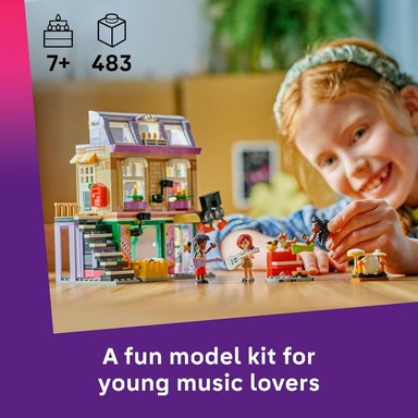 LEGO FRIENDS TIENDA DE MÚSICA Y EDIFICIO, JUEGO INTERACTIVO Y NARRACIÓN - 2
