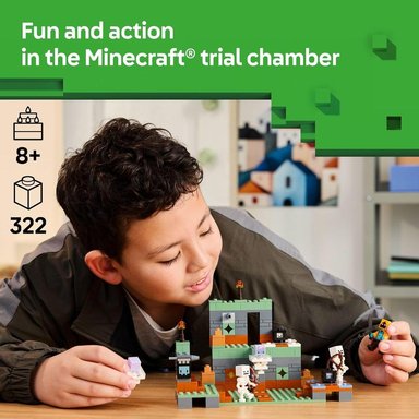 LEGO MINECRAFT LA CÁMARA DEL JUICIO CON MINIFIGURA SHADOW HOODIE - 2