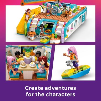 LEGO FRIENDS BARCO DE AVENTURAS, CONSTRUCCIÓN CON DELFINES Y MINIMUÑECAS - 4