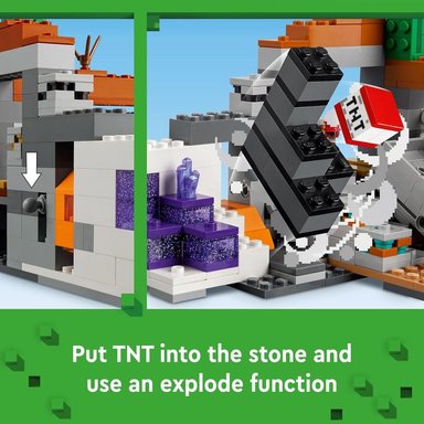 LEGO MINECRAFT MINA DE BADLANDS, SET DE EXPLORACIÓN CON MINIFIGURAS - 3
