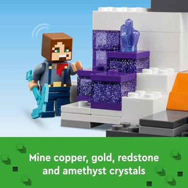 LEGO MINECRAFT MINA DE BADLANDS, SET DE EXPLORACIÓN CON MINIFIGURAS - 4