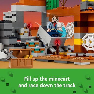 LEGO MINECRAFT MINA DE BADLANDS, SET DE EXPLORACIÓN CON MINIFIGURAS - 5