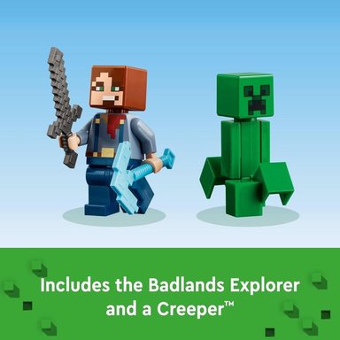 LEGO MINECRAFT MINA DE BADLANDS, SET DE EXPLORACIÓN CON MINIFIGURAS - 6