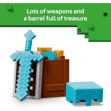 LEGO MINECRAFT PATRULLA DEL DESIERTO DE LOS SAQUEADORES, SET DE JUEGO PARA NIÑOS - 3