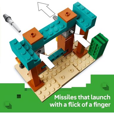 LEGO MINECRAFT PATRULLA DEL DESIERTO DE LOS SAQUEADORES, SET DE JUEGO PARA NIÑOS - 4