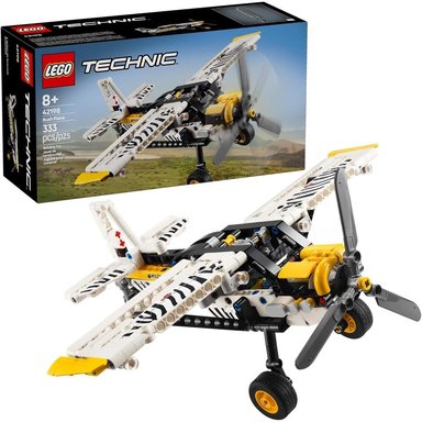 LEGO TECHNIC AVIÓN, JUGUETE DE CONSTRUCCIÓN CON HÉLICE GIRATORIA Y MOTOR DE PISTÓN - 1