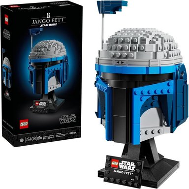 LEGO STAR WARS CASCO DE JANGO FETT, KIT COLECCIONABLE PARA FANS ADULTOS