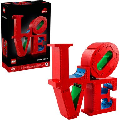 LEGO ART LOVE, SET COLECCIONABLE DE BRICOLAJE PARA ADULTOS, DECORACIÓN DE HOGAR