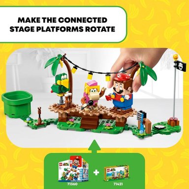 LEGO SUPER MARIO DIXIE KONG'S JUNGLE JAM SET CON FIGURAS Y ACCESORIOS MUSICALES - 3