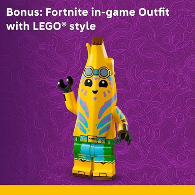LEGO FORTNITE KLOMBO, SET DE CONSTRUCCIÓN CON PEELY Y ORO - 6