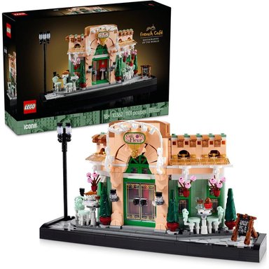 LEGO ICONS CAFÉ PARÍS, SET COLECCIONABLE PARA DECORACIÓN DEL HOGAR