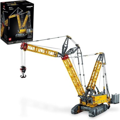 LEGO TECHNIC GRÚA SOBRE ORUGAS LIEBHERR SET DE CONSTRUCCIÓN AVANZADO PARA EXHIBICIÓN DE ADULTOS