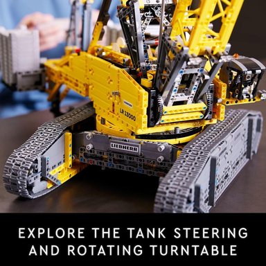 LEGO TECHNIC GRÚA SOBRE ORUGAS LIEBHERR SET DE CONSTRUCCIÓN AVANZADO PARA EXHIBICIÓN DE ADULTOS - 4