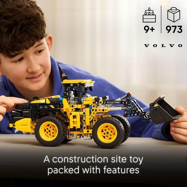 LEGO TECHNIC VOLVO L120, CARGADORA ELÉCTRICA DE RUEDAS PARA NIÑOS - 2