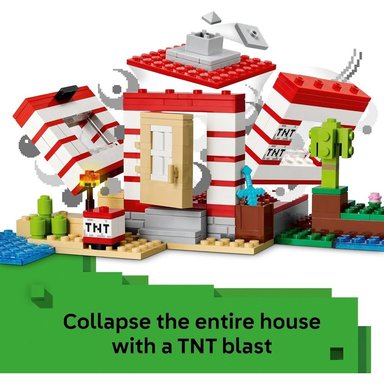 LEGO MINECRAFT CASA DE LA JUNGLA CON TNT, JUGUETE DE CONSTRUCCIÓN COLECCIONABLE - 3