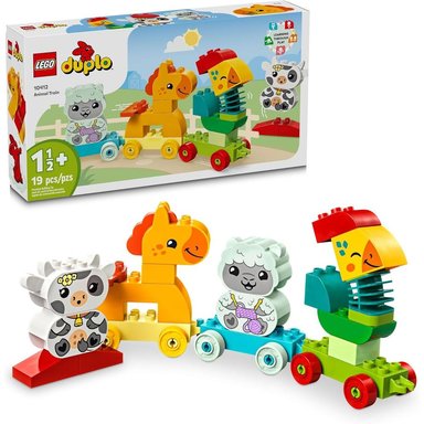 LEGO DUPLO MI PRIMER TREN DE ANIMALES CON CABALLO Y 4 FIGURAS PARA NIÑOS - 1