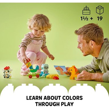 LEGO DUPLO MI PRIMER TREN DE ANIMALES CON CABALLO Y 4 FIGURAS PARA NIÑOS - 2