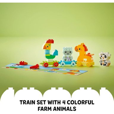 LEGO DUPLO MI PRIMER TREN DE ANIMALES CON CABALLO Y 4 FIGURAS PARA NIÑOS - 4