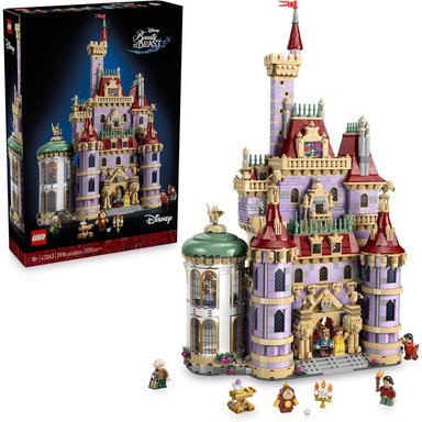 LEGO DISNEY PRINCESS CASTILLO DE LA BELLA Y LA BESTIA, CONSTRUCCIÓN PARA ADULTOS