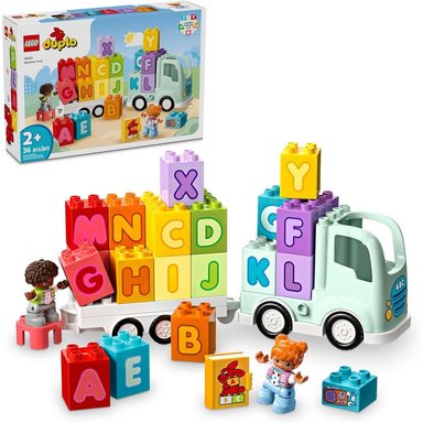 LEGO DUPLO CAMIÓN DEL ALFABETO, JUGUETE EDUCATIVO PARA NIÑOS PREESCOLARES - 1