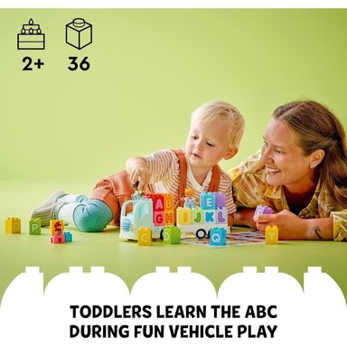 LEGO DUPLO CAMIÓN DEL ALFABETO, JUGUETE EDUCATIVO PARA NIÑOS PREESCOLARES - 2