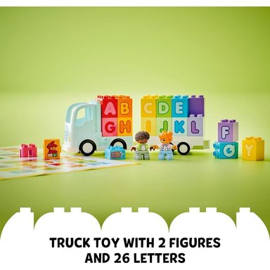 LEGO DUPLO CAMIÓN DEL ALFABETO, JUGUETE EDUCATIVO PARA NIÑOS PREESCOLARES - 4