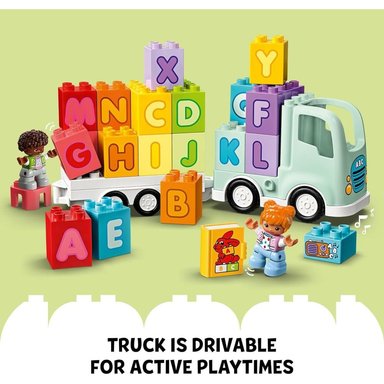 LEGO DUPLO CAMIÓN DEL ALFABETO, JUGUETE EDUCATIVO PARA NIÑOS PREESCOLARES - 5
