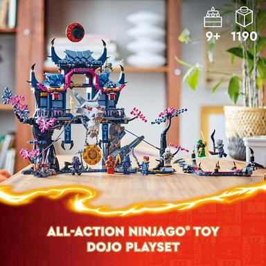 LEGO NINJAGO LOBO DOJO DE LAS SOMBRAS CON 8 MINIFIGURAS Y SET NINJA - 2