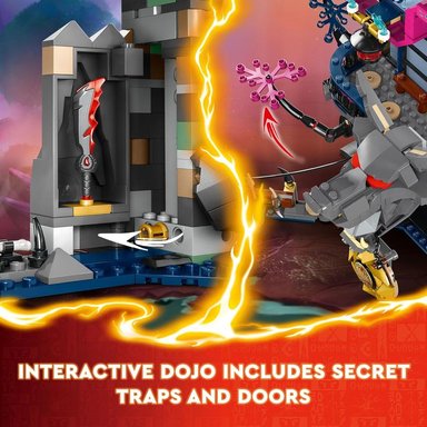 LEGO NINJAGO LOBO DOJO DE LAS SOMBRAS CON 8 MINIFIGURAS Y SET NINJA - 3