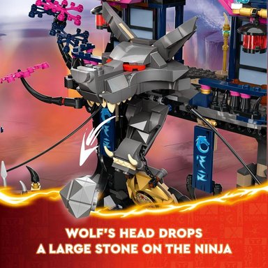 LEGO NINJAGO LOBO DOJO DE LAS SOMBRAS CON 8 MINIFIGURAS Y SET NINJA - 5