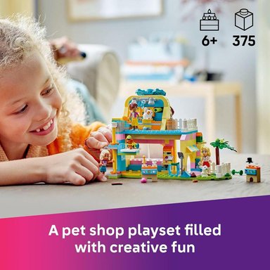 LEGO FRIENDS TIENDA DE ACCESORIOS PARA MASCOTAS, INCLUYE 3 MINIMUÑECAS Y ANIMALES - 2