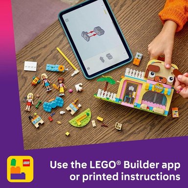 LEGO FRIENDS TIENDA DE ACCESORIOS PARA MASCOTAS, INCLUYE 3 MINIMUÑECAS Y ANIMALES - 6