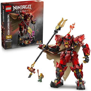 LEGO NINJAGO EL CABALLERO DE FUEGO MECH, KIT CON MINIFIGURA DE KAI