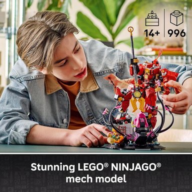 LEGO NINJAGO EL CABALLERO DE FUEGO MECH, KIT CON MINIFIGURA DE KAI - 2