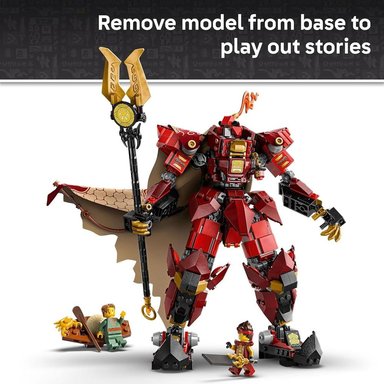 LEGO NINJAGO EL CABALLERO DE FUEGO MECH, KIT CON MINIFIGURA DE KAI - 3