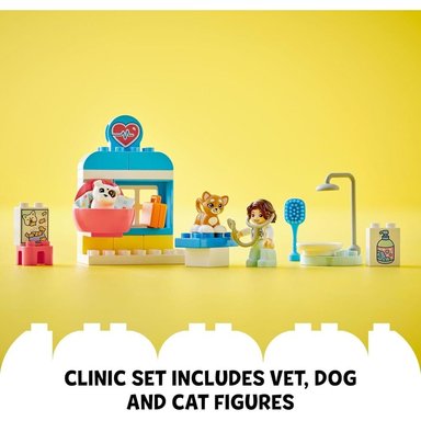 LEGO DUPLO TOWN CLÍNICA VETERINARIA CON PERRO, GATO Y VETERINARIO - 4