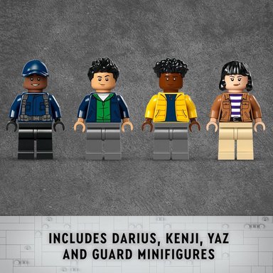 LEGO JURASSIC WORLD CAMIÓN DE TRANSPORTE DE ALOSAURIOS CON MINIFIGURAS - 6