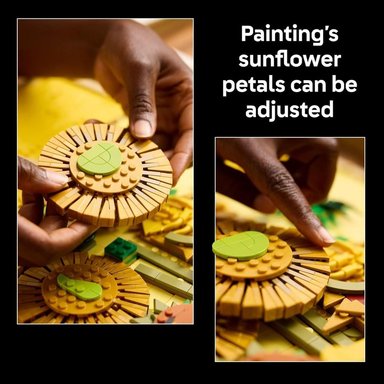 LEGO ARTE VINCENT VAN GOGH, SET DE CONSTRUCCIÓN DE GIRASOLES - 4
