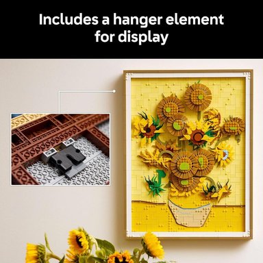 LEGO ARTE VINCENT VAN GOGH, SET DE CONSTRUCCIÓN DE GIRASOLES - 6