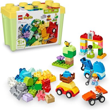 LEGO DUPLO COCHES Y CAMIONES CLÁSICOS, JUGUETES EDUCATIVOS STEM - 1