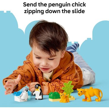 LEGO DUPLO TOWN FAMILIAS DE ANIMALES SALVAJES, PINGÜINOS Y LEONES - 5