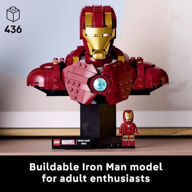 LEGO MARVEL IRON MAN MK4, KIT DE CONSTRUCCIÓN COLECCIONABLE CON MINIFIGURA - 2