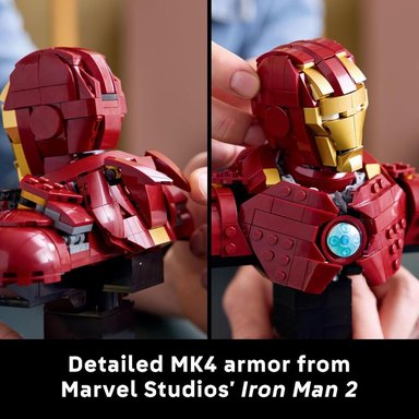 LEGO MARVEL IRON MAN MK4, KIT DE CONSTRUCCIÓN COLECCIONABLE CON MINIFIGURA - 6