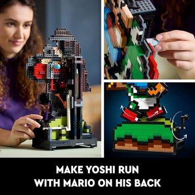 LEGO SUPER MARIO WORLD, SET DE MARIO Y YOSHI PARA ADULTOS, DECORACIÓN - 4