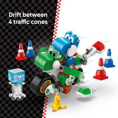 LEGO SUPER MARIO MOTO DE YOSHI DE MARIO KART, SET DE CONSTRUCCIÓN COLECCIONABLE - 3