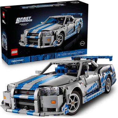 LEGO TECHNIC 2 FAST 2 FURIOUS NISSAN SKYLINE GT-R, MODELO DE COCHE
