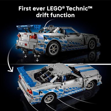 LEGO TECHNIC 2 FAST 2 FURIOUS NISSAN SKYLINE GT-R, MODELO DE COCHE - 5