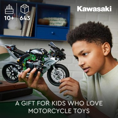 LEGO TECHNIC KAWASAKI NINJA H2R, JUGUETE DE CONSTRUCCIÓN Y EXHIBICIÓN - 2