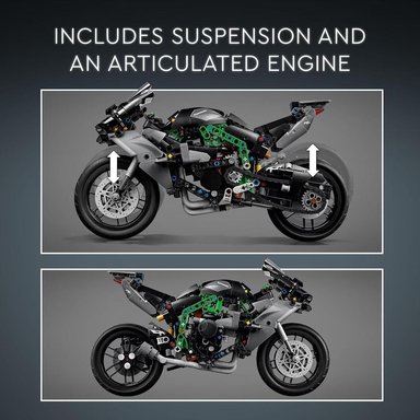 LEGO TECHNIC KAWASAKI NINJA H2R, JUGUETE DE CONSTRUCCIÓN Y EXHIBICIÓN - 3